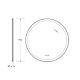 BelBagno Зеркало SPC-RNG-700-LED-TCH-SND – фотография-16