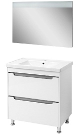 Ceruttispa Тумба с раковиной Эмилия grey 80 – фотография-2