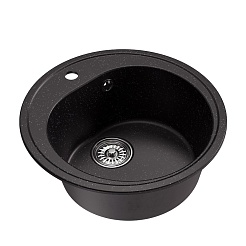 Mixline Мойка кухонная ML-GM11 черная – фотография-2