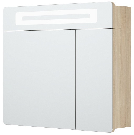 Corozo Зеркало-шкаф Остин 80/С, сонома – фото-1