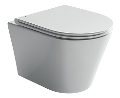 Ceramicanova Подвесной унитаз Rimless Forma CN3011 белый – фотография-1