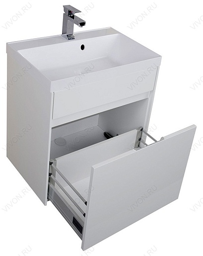 Aquanet Тумба с раковиной "Латина 60" 1 ящик (179933) – фотография-4
