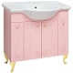 Runo Мебель для ванной "Винтаж 85" розовый – фотография-9