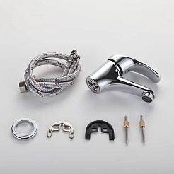 Frap Смеситель для раковины H36 F1036 хром – фотография-2