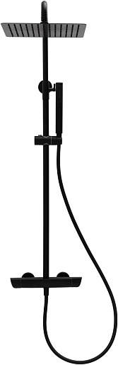 Allen Brau Душевая стойка Infinity 5.21032-31 черный матовый – фотография-2