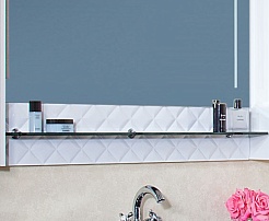 Бриклаер Полочка для зеркала Жаклин 110 черная – фотография-1