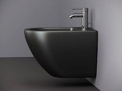 Ceramicanova Подвесное биде Metropol CN4003MB чёрное матовое – фотография-7