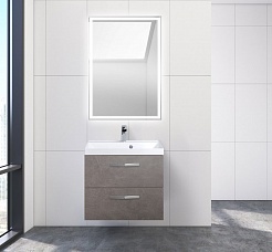 BelBagno Тумба с раковиной AURORA 700 Pietra Grigio – фотография-2