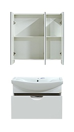 Misty Тумба с раковиной Лаванда 80, 1 ящик, подвесная – фотография-6