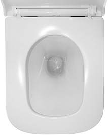 Azario Унитаз подвесной Teramo AZ-0052 безободковый белый – фотография-10