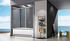 Good Door Шторка для ванны SCREEN WTW-170-G-CH – фотография-3