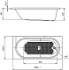 Poseidon Акриловая ванна Darina 140x70 – картинка-6