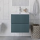 BelBagno Тумба с раковиной Uno 60 подвесная Голубой матовый с раковиной BB-8099-60 – картинка-31