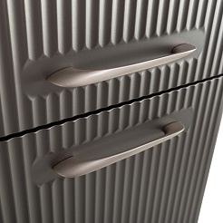 BelBagno Шкаф подвесной Due 40/150 оружейная сталь ручки Сатиновый никель – фотография-7