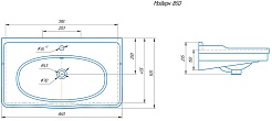 Corozo Тумба с раковиной Манойр 85 белая – фотография-11