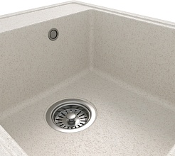 Teymi Мойка кухонная Helmi Smart 42 кварцевая белая матовая – фотография-4