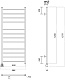 Domoterm Полотенцесушитель электрический Медея П12 (4-4-4) 500x1200 EL хром – картинка-6