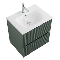 BelBagno Тумба под раковину Uno 60 подвесная Еловый матовый – фотография-8