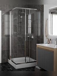 Teymi Душевой уголок Helmi 90х90 с поддоном T00603 – фотография-5