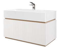 Jorno Тумба под раковину Filoro 90 подвесная белый