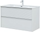 Aquanet Мебель для ванной Вита 100 Flat подвесная белая матовая – картинка-30