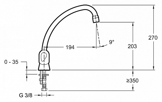 Jacob Delafon Смеситель Galeo E76960-CP – фотография-2