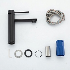 Frap Смеситель для раковины H899 F10899-26 черный – фотография-2