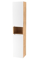 Зов Шкаф-пенал Дион 30 матовый белый/дуб