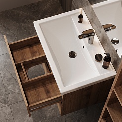 Onika Тумба под раковину Дарон 60 подвесная дуб крафт золотой – фотография-6