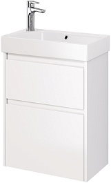 Dreja Тумба под раковину Slim 55 подвесная белая – фотография-2