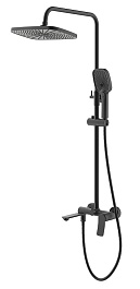 Azario Душевая стойка Escaro AZ-K2374B черный матовый – фотография-1