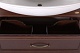 ASB-Woodline Мебель для ванной Берта 85 антикварный орех, зеркало-шкаф, массив ясеня, орех – картинка-23
