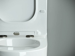 Ceramicanova Унитаз напольный пристенный Metropol Rimless CN4001 белый – фотография-5