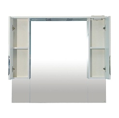 Misty Зеркало-шкаф Престиж 105 белый – фотография-3