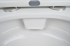 Azario Унитаз-компакт Candy AZ-1503B безободковый с бачком с сиденьем микролифт белый – фотография-11