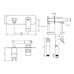 Lemark Смеситель Ursus LM7220BL для биде – фотография-2