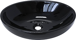 Brevita Раковина мебельная Sanita Luxe Ringo Cut 53 черная – фотография-2