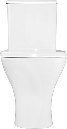 Azario Унитаз-компакт Blaise AZ-55-1 безободковый с бачком с сиденьем микролифт белый – фотография-4