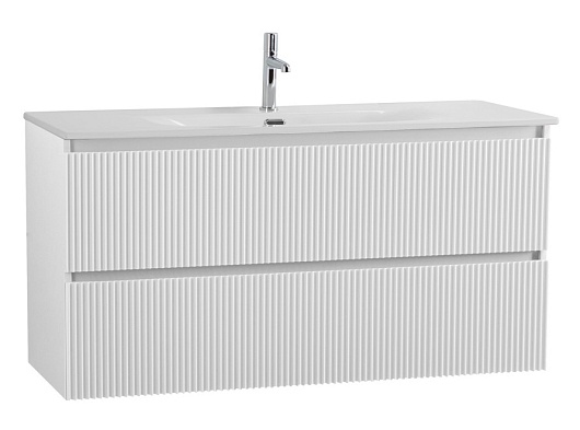 BelBagno Тумба под раковину Uno 120 с 2 ящиками подвесная Bianco Opaco – фото-1