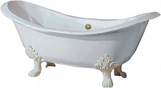 Фэма Чугунная ванна "Julietta", ножки белые, RAL, матовое покрытие