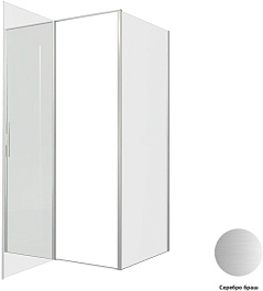 Allen Brau Душевой уголок Priority 120x90 3.31032.BA/3.31044.BA серебро браш – фотография-4