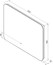 Brevita Мебель для ванной Risacca Pistachio 80 фисташковый – фотография-18