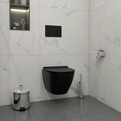 Teymi Кнопка смыва Lina T70103BM чёрный матовый – фотография-3