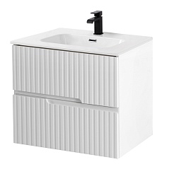 Cezares Тумба под раковину Duet-N 70 подвесная Bianco Lucido – фотография-1