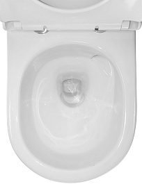 Azario Унитаз подвесной Bonelle AZ-2801E безободковый белый – фотография-12