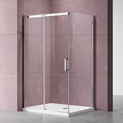 Vincea Душевой уголок Dice 140x80 VSR-4D8014CL профиль хром стекло прозрачное – фотография-2