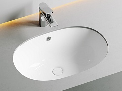 Ceramicanova Мебельная раковина Element 56 CN6044 белая – фотография-4