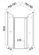 Taliente Душевой уголок 80/80 TA-08083-1CP – фотография-6