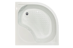 Royal Bath Душевой уголок 90/90 BK RB 90BK-C-CH с поддоном – фотография-3