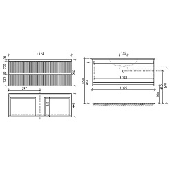 Sancos Тумба под раковину Snob T 120 bianco SNT120W – фотография-6